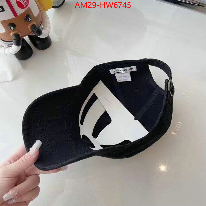 Cap (Hat)-Balenciaga,the most popular , ID: HW6745,$: 29USD