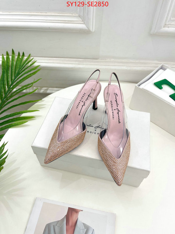 Women Shoes-Sergio Rossi,top sale ,luxury fashion replica designers , ID: SE2850,$: 129USD