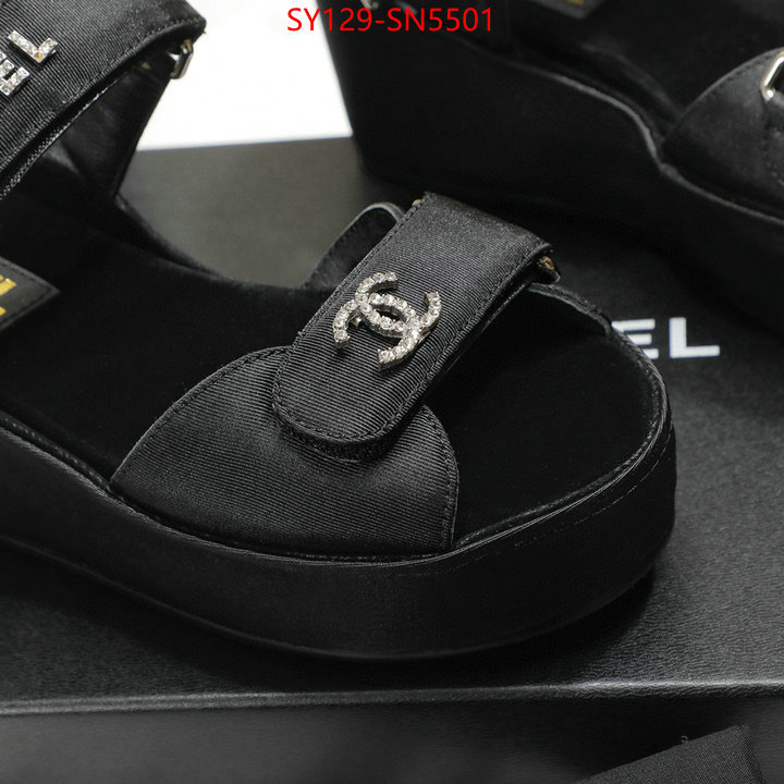 Women Shoes-Chanel,1:1 replica wholesale , ID: SN5501,$: 129USD