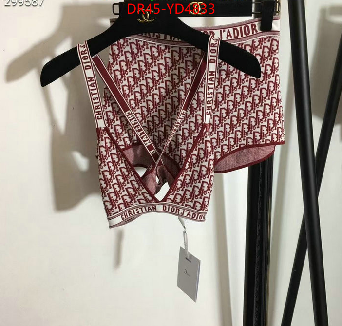 Swimsuit-Dior,replica 2023 perfect luxury , ID: YD4833,$: 45USD