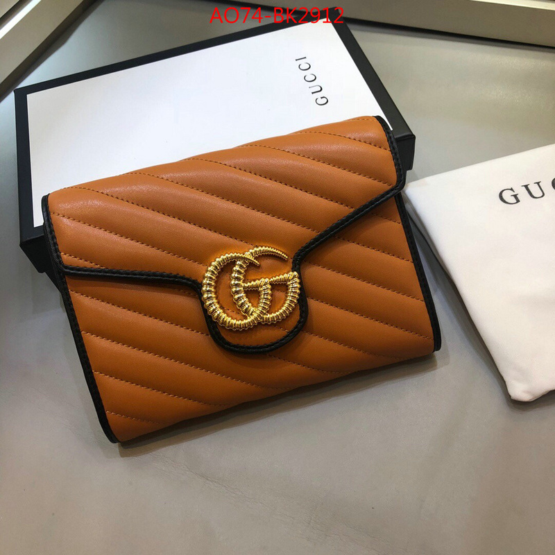 Gucci Bags(4A)-Wallet-,ID: BK2912,$:74USD