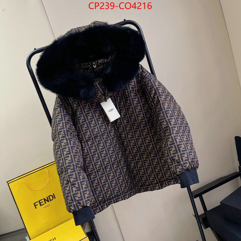 Down jacket Men-Fendi,luxury , ID: CO4216,$: 239USD