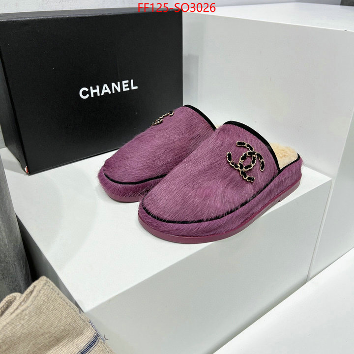 Women Shoes-Chanel,how quality , ID: SO3026,$: 125USD