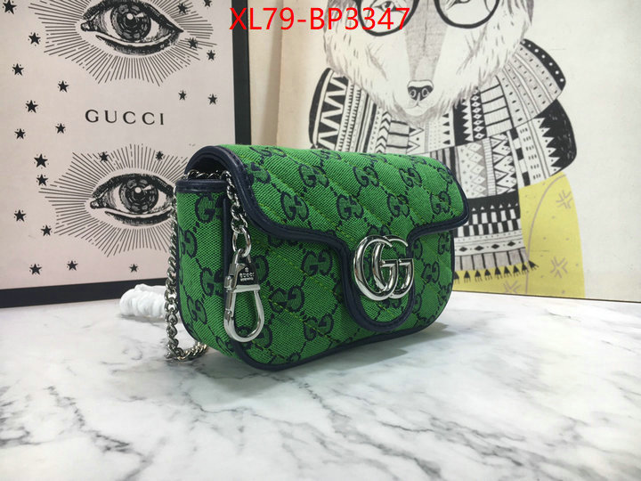 Gucci Bags(4A)-Marmont,2023 replica wholesale cheap sales online ,ID: BP3347,$: 79USD