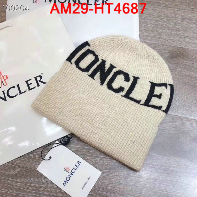 Cap (Hat)-Moncler,fake , ID: HT4687,$: 29USD