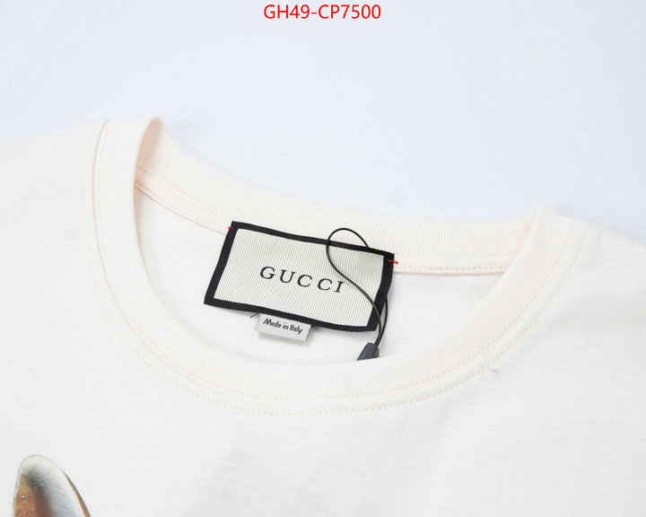 Clothing-Gucci,first copy , ID: CP7500,$: 49USD