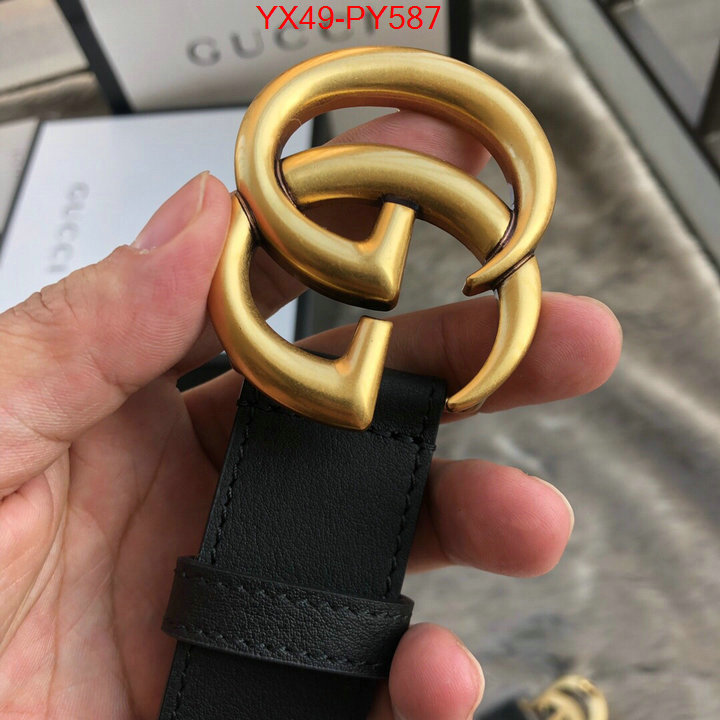 Belts-Gucci,top 1:1 replica , ID: PY587,$:49USD