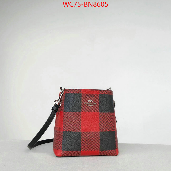 Coach Bags(4A)-Diagonal,replcia cheap ,sale outlet online ,ID: BN8605,$: 75USD