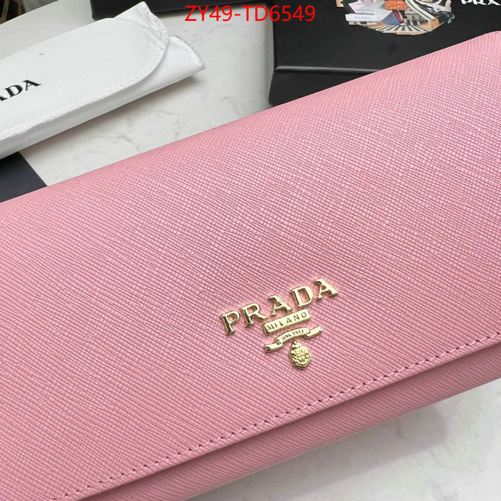 Prada Bags(4A)-Wallet,1:1 replica ,ID: TD6549,$: 49USD