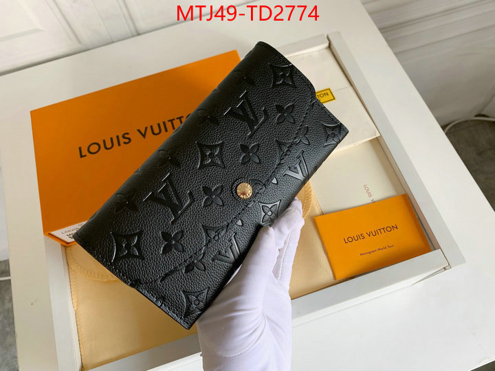 LV Bags(4A)-Wallet,ID: TD2774,$: 49USD