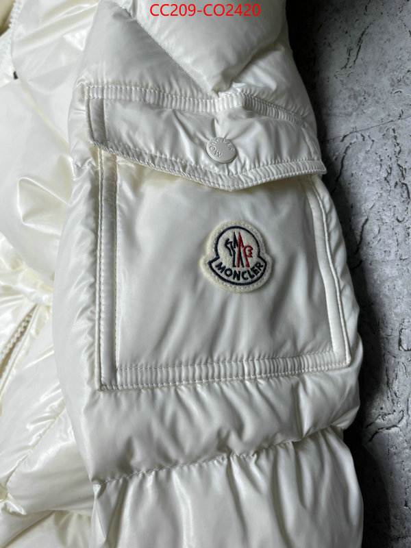 Down jacket Women-Moncler,where can you buy replica , ID: CO2420,$: 209USD