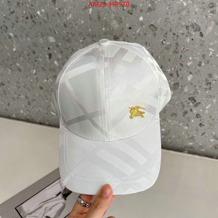 Cap (Hat)-Burberry,online china , ID: HR970,$: 29USD