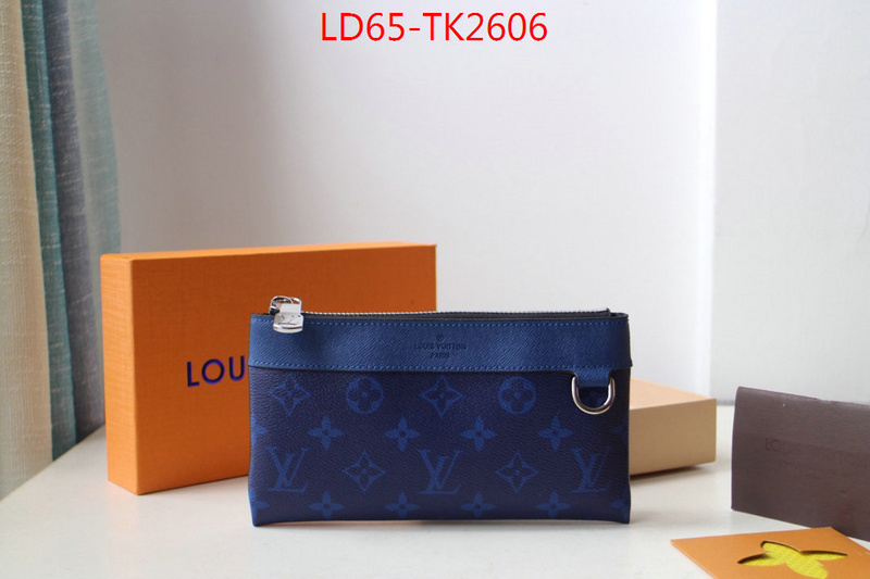 LV Bags(TOP)-Wallet,ID: TK2606,$:65USD