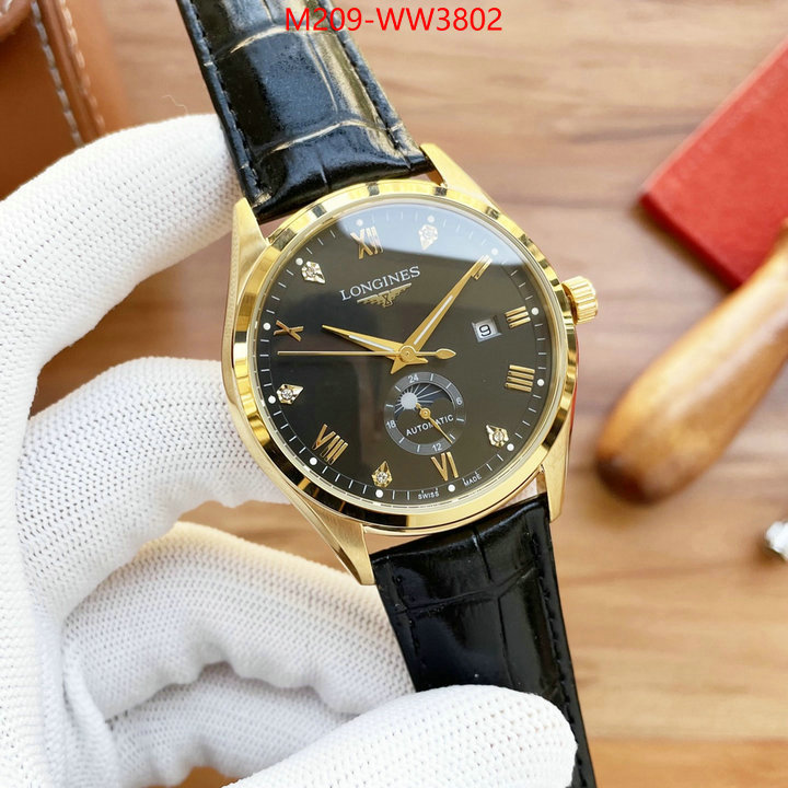 Watch (TOP)-Longines,high quality 1:1 replica , ID: WW3802,$: 209USD