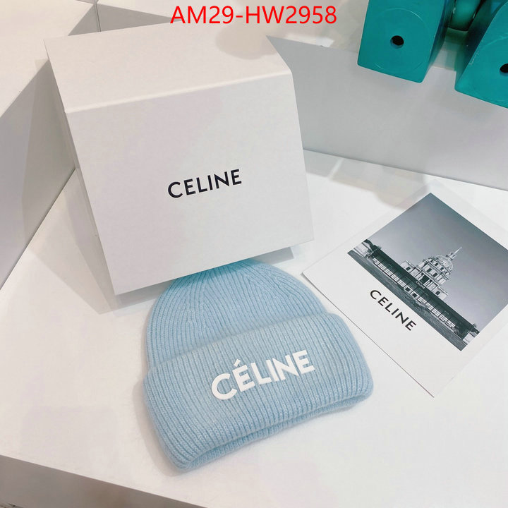 Cap (Hat)-Celine,buy first copy replica , ID: HW2958,$: 29USD