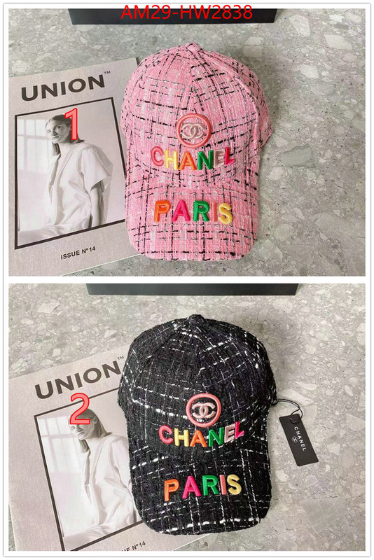 Cap (Hat)-Chanel,fashion , ID: HW2838,$: 29USD