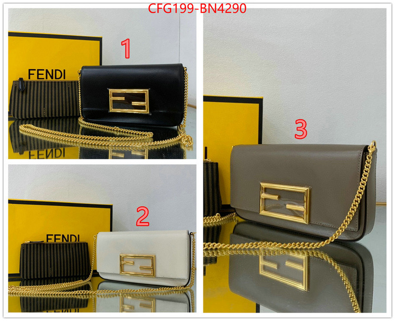 Fendi Bags(TOP)-Baguette,replica 2023 perfect luxury ,ID: BN4290,$: 199USD