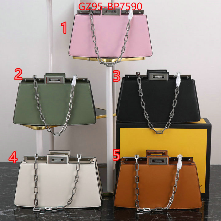 Fendi Bags(4A)-Handbag-,1:1 replica ,ID: BP7590,$: 95USD