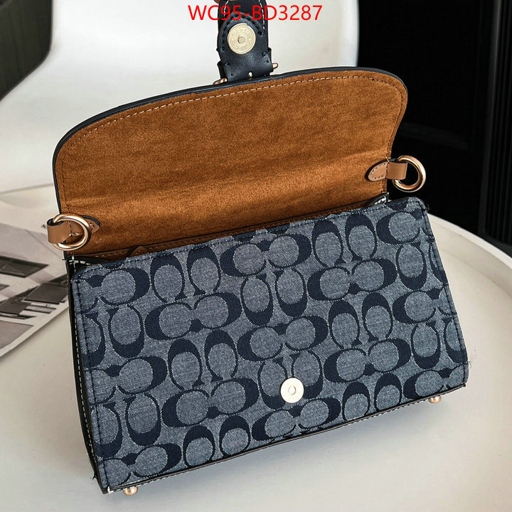 Coach Bags(4A)-Diagonal,1:1 replica wholesale ,ID: BD3287,$: 95USD