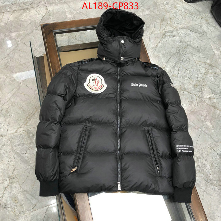 Down jacket Men-Moncler,same as original , ID: CP833,$:189USD