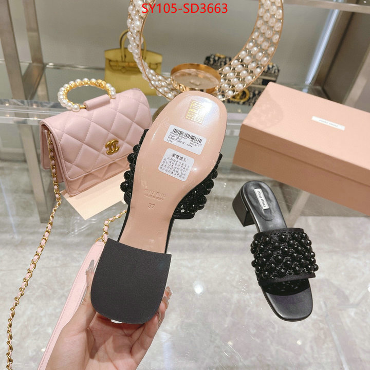 Women Shoes-Miu Miu,good quality replica , ID: SD3663,$: 105USD