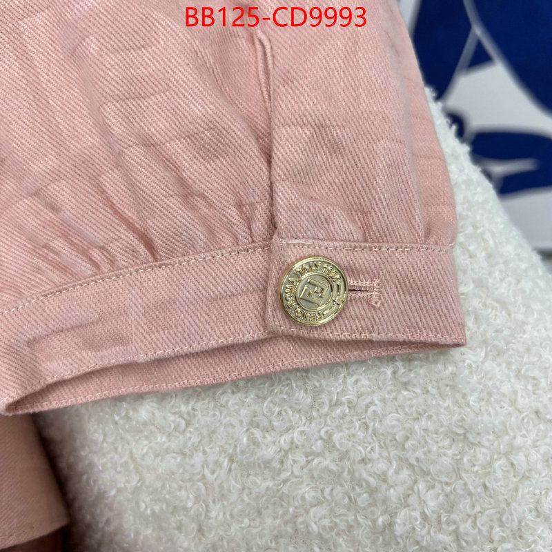 Clothing-Fendi,top quality replica , ID: CD9993,$: 125USD