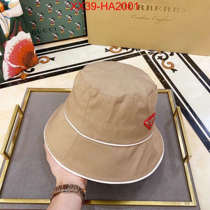 Cap (Hat)-Prada,replica aaaaa+ designer , ID:HA2001,$: 39USD