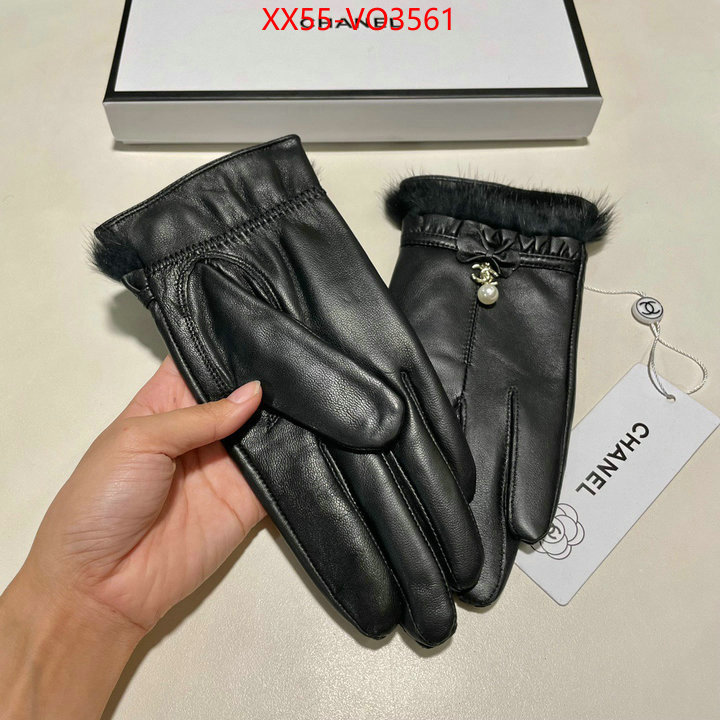 Gloves-Chanel,mirror copy luxury , ID: VO3561,$: 55USD