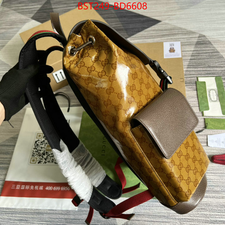 Gucci Bags(TOP)-Backpack-,fashion ,ID: BD6608,$: 249USD