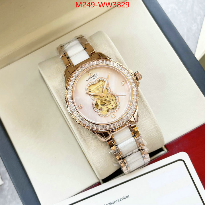 Watch (TOP)-Chanel,highest product quality , ID: WW3829,$: 249USD