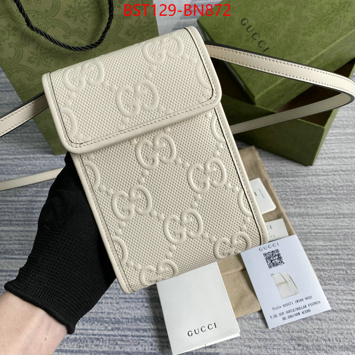 Gucci Bags(TOP)-Diagonal-,ID: BN872,$: 129USD