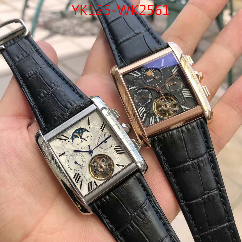 Watch(4A)-Cartier,first top ,ID: WK2561,$:125USD