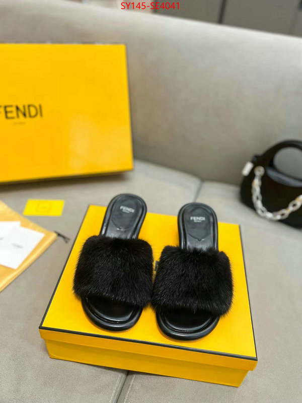 Women Shoes-Fendi,best replica quality , ID: SE4041,$: 145USD