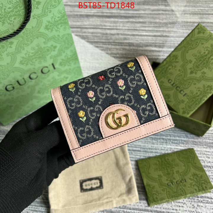 Gucci Bags(TOP)-Wallet-,ID: TD1848,$: 85USD