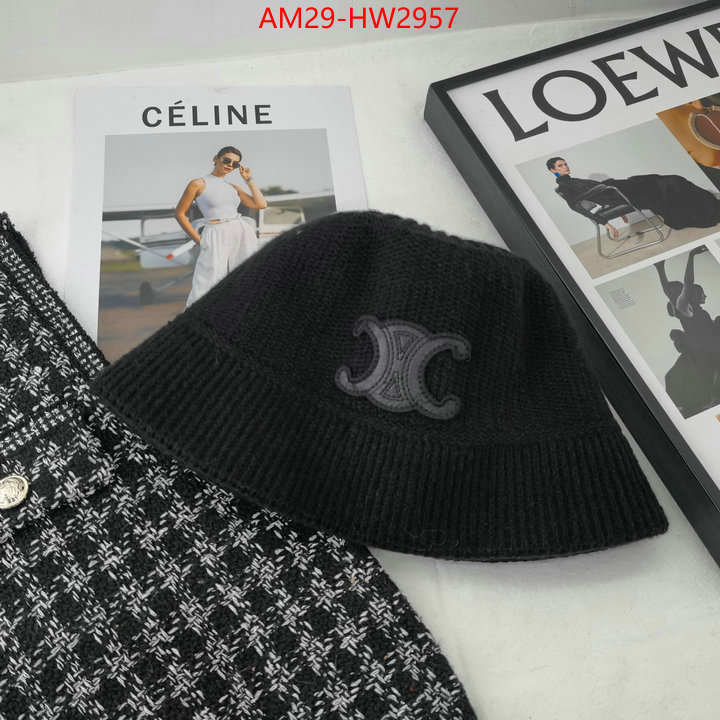 Cap (Hat)-Celine,can i buy replica , ID: HW2957,$: 29USD