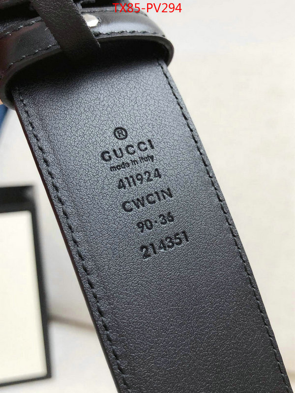 Belts-Gucci,designer 1:1 replica , ID: PV294,$:85USD