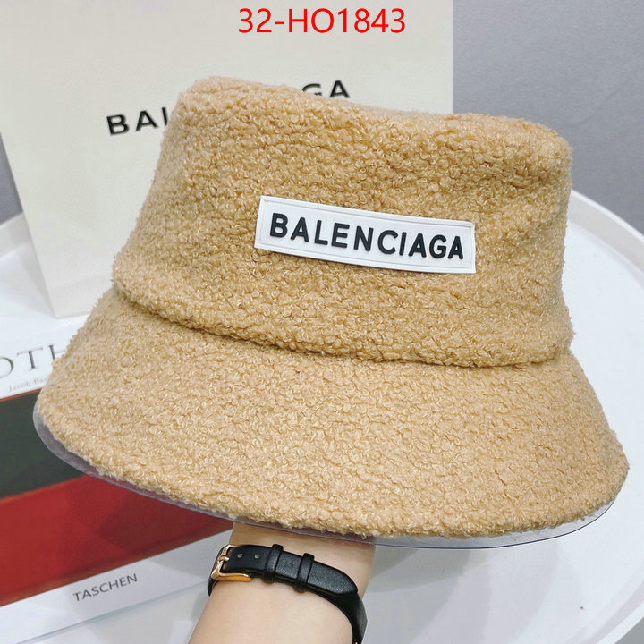 Cap (Hat)-Balenciaga,luxury shop , ID: HO1843,$: 32USD