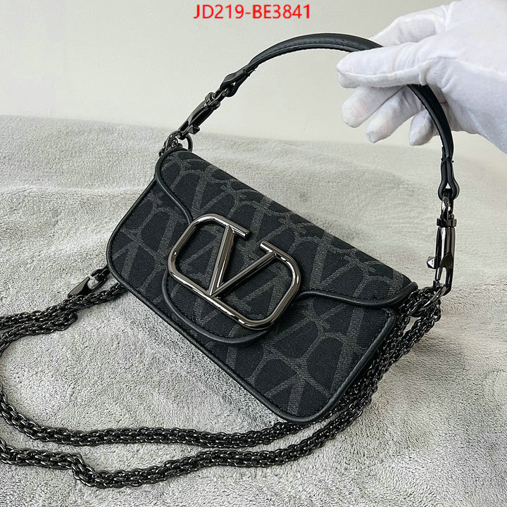 Valentino Bags (TOP)-LOC-V Logo ,top perfect fake ,ID: BE3841,$: 219USD