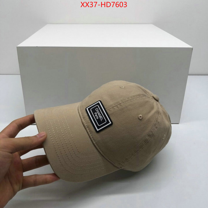 Cap (Hat)-Chanel,brand designer replica , ID: HD7603,$: 37USD