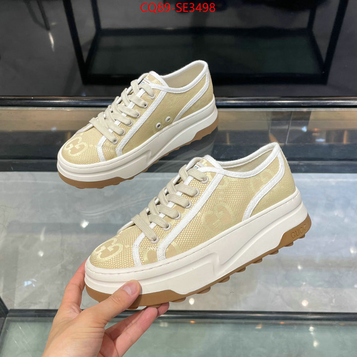 Women Shoes-Gucci,fake aaaaa , ID: SE3498,$: 89USD