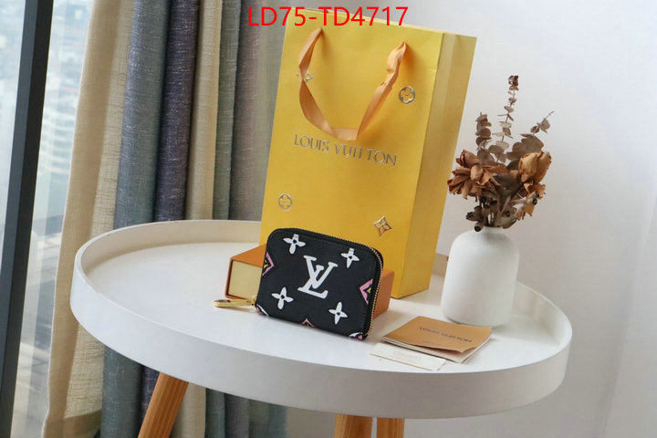 LV Bags(TOP)-Wallet,ID: TD4717,$: 75USD