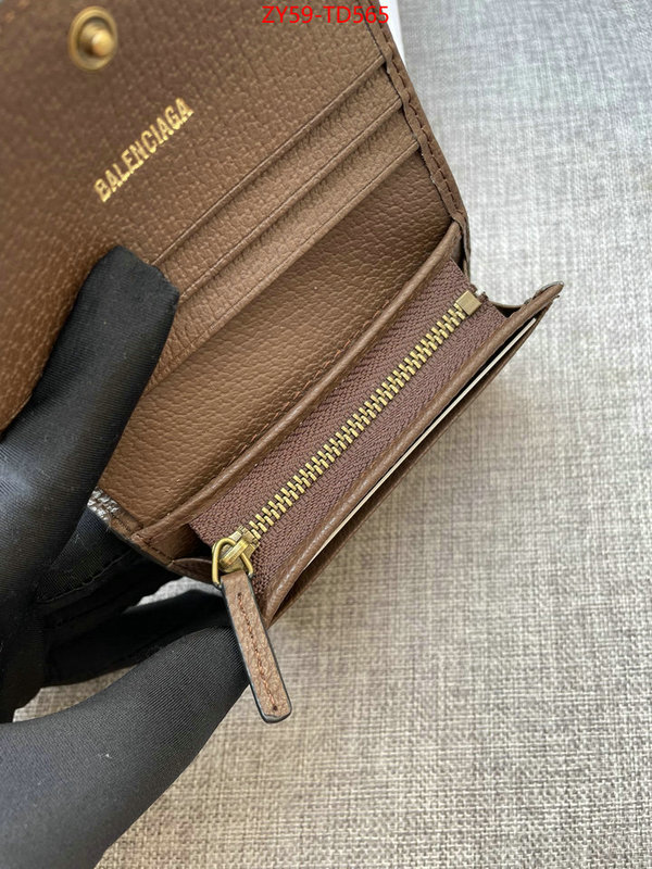 Balenciaga Bags(4A)-Wallet,perfect quality designer replica ,ID: TD565,$: 59USD