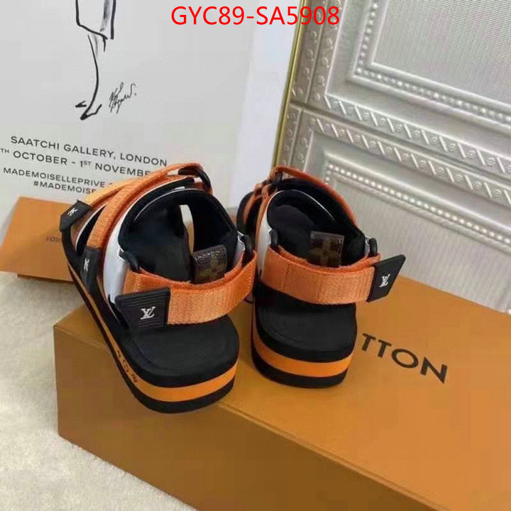 Women Shoes-LV,wholesale imitation designer replicas , ID: SA5908,$: 89USD