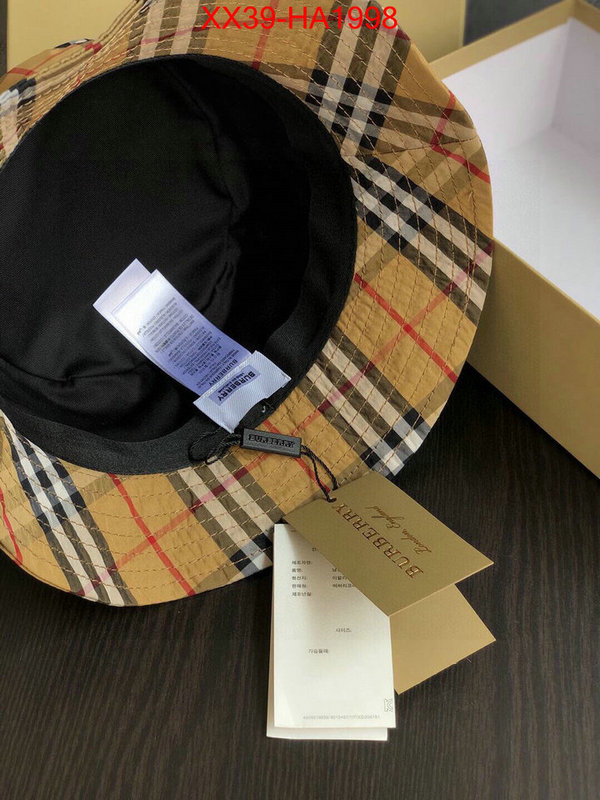 Cap (Hat)-Burberry,best website for replica , ID:HA1998,$: 39USD