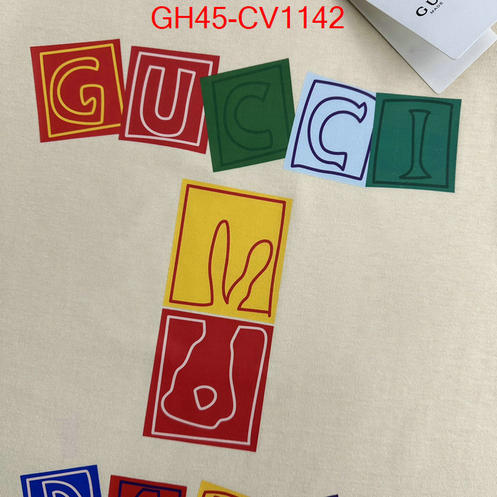 Clothing-Gucci,best replica 1:1 , ID: CV1142,$: 45USD