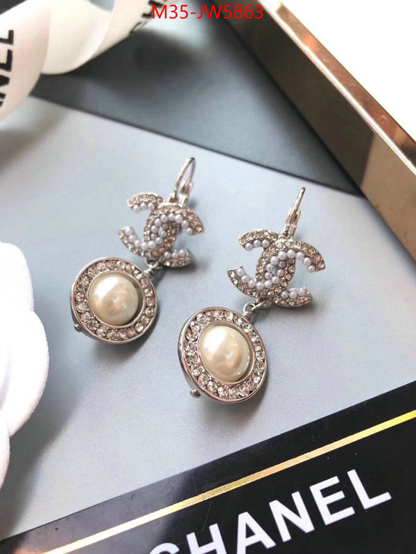 Jewelry-Chanel,luxury fake , ID: JW5863,$: 35USD