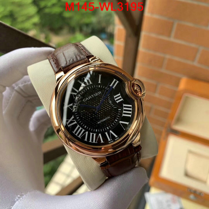 Watch(4A)-Cartier,what are the best replica , ID: WL3195,$: 145USD