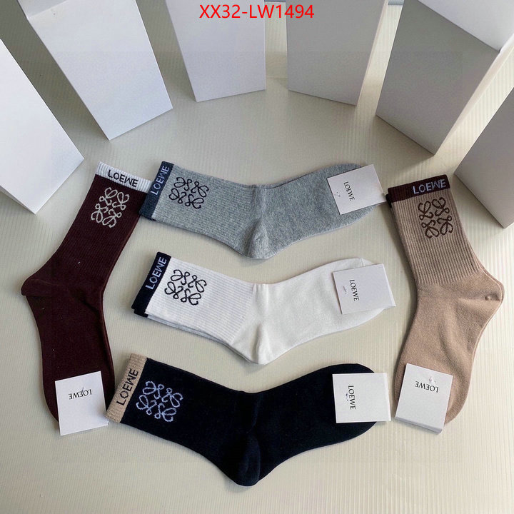 Sock-Loewe,buy high-quality fake , ID: LW1494,$: 32USD