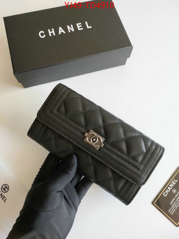 Chanel Bags(4A)-Wallet-,ID: TD4910,$: 49USD