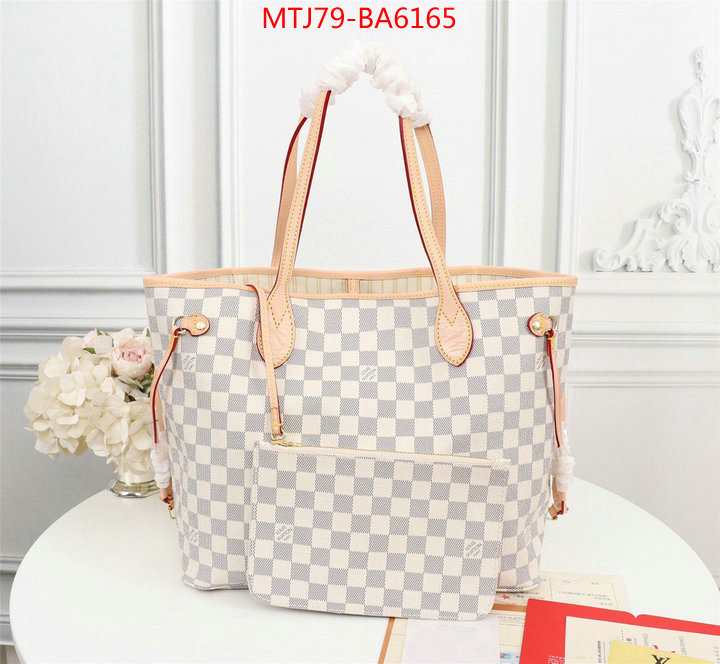 LV Bags(4A)-Neverfull-,practical and versatile replica designer ,ID: BA6165,$: 79USD